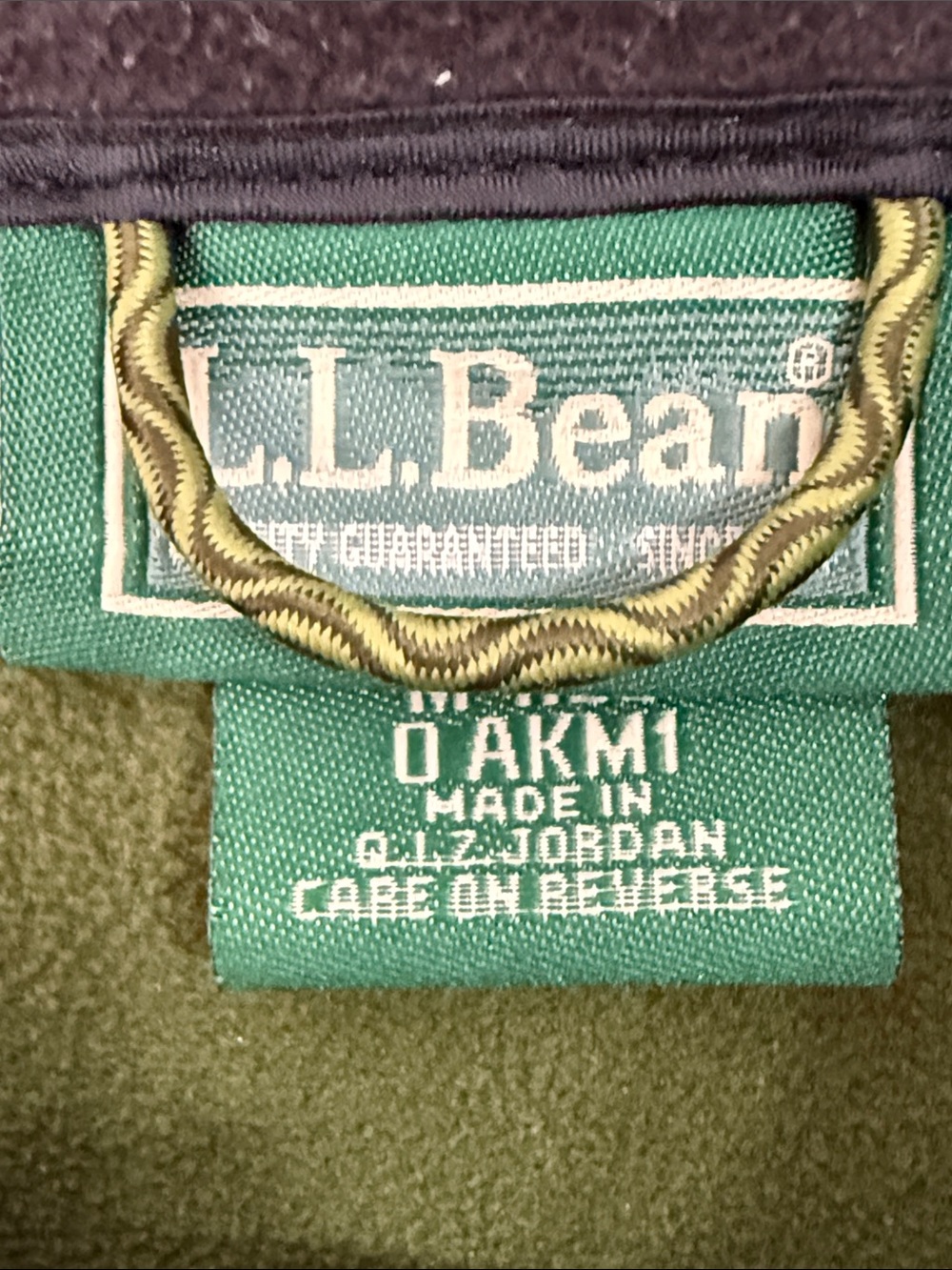 L.L.Bean Men’s Green Colorblock Outdoor Shell Jacket M Vintage - Picture 2 of 9